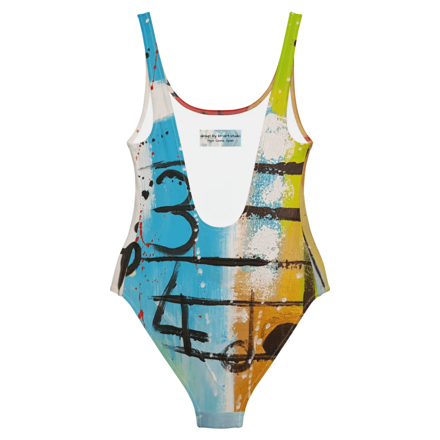 original painting by b.reters printed on swimsuit, modern design product image (7)