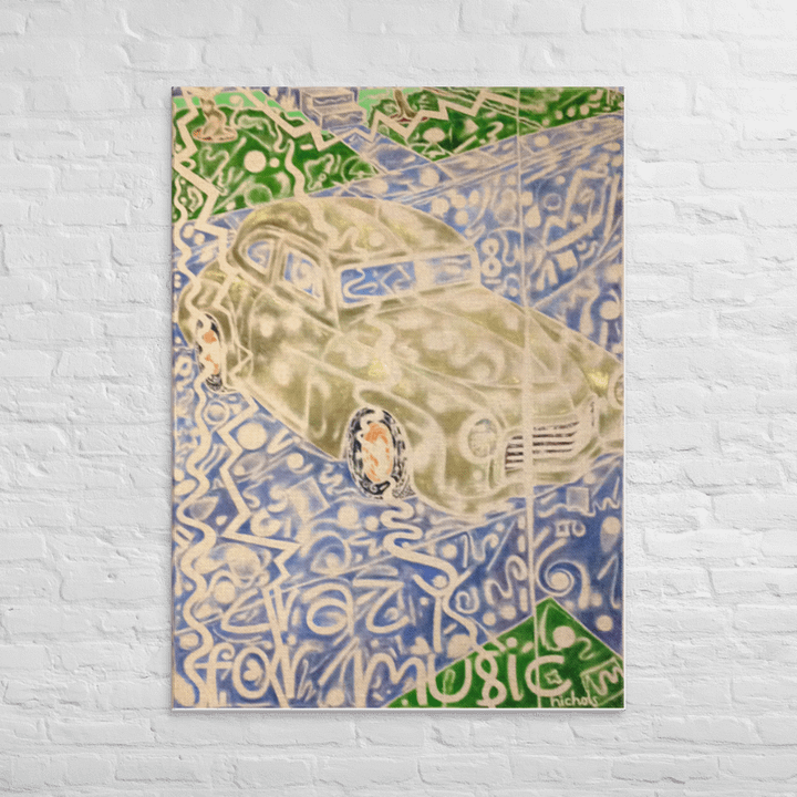 Crazy for Music (1993) on canvas (40" x 55") product image (2)