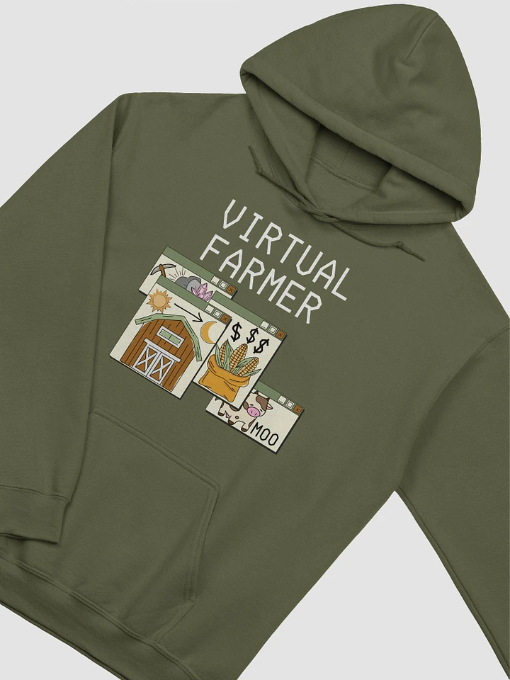 Virtual Farmer Hoodie - White Text product image (43)
