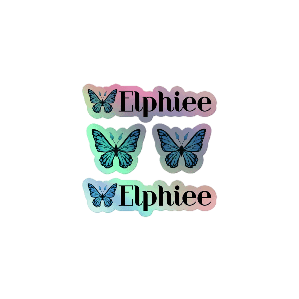 Elphiee Holographic Sticker product image (1)