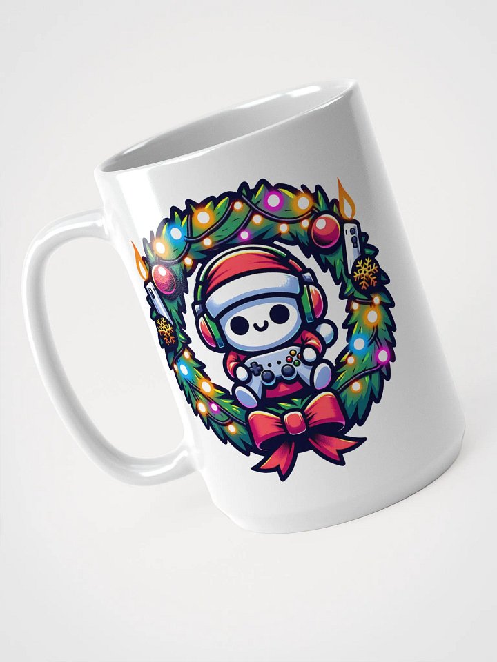 Epic Snowman Boss Fight Mug – RPG Winter Adventure product image (2)