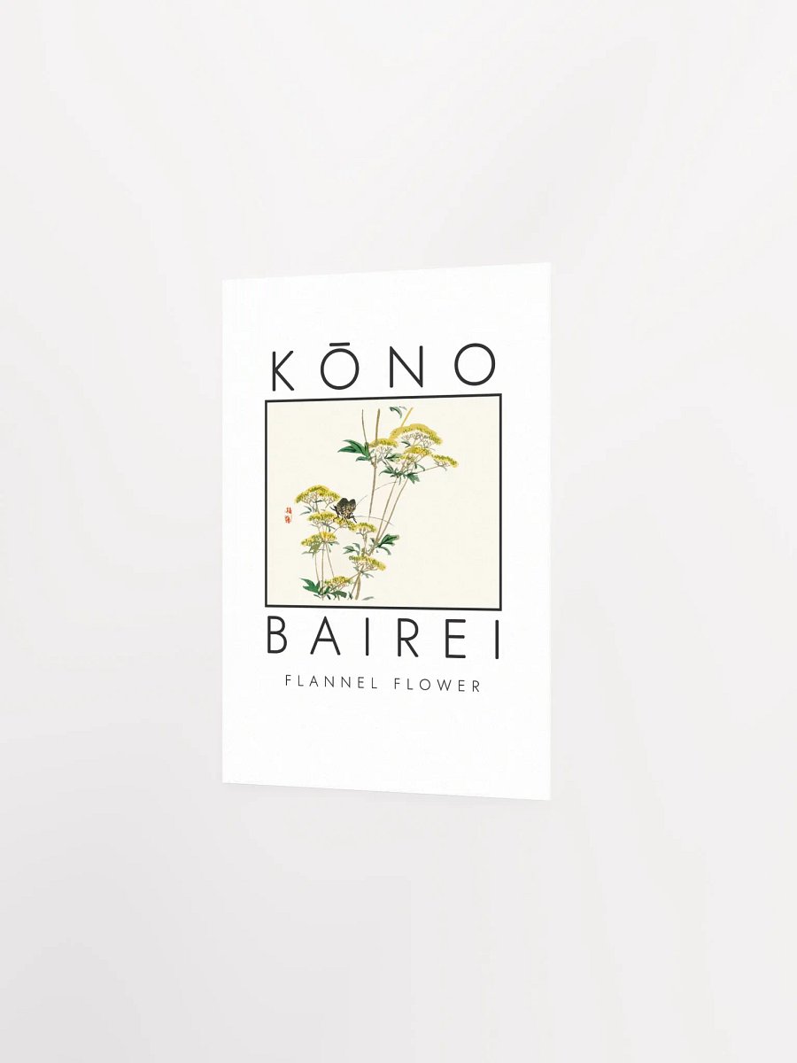 Kono Bairei Flannel Flower Poster product image (3)
