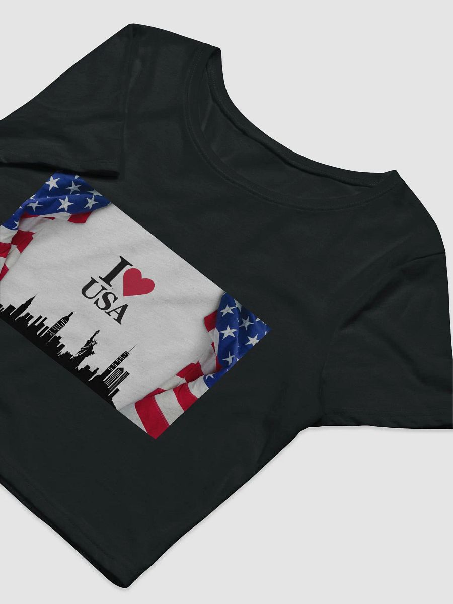 Patriotic Love Crop Tee product image (14)