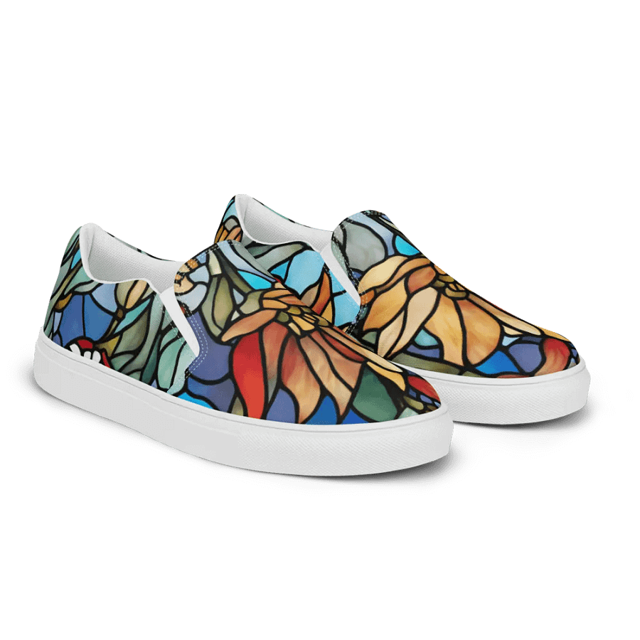 Floral Stained Glass Slip-Ons product image (6)