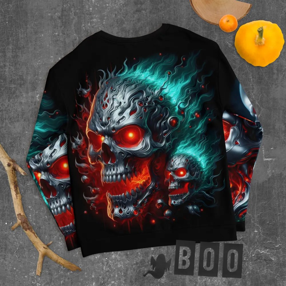 Skull Inferno - Unisex Sweatshirt #2 product image (10)