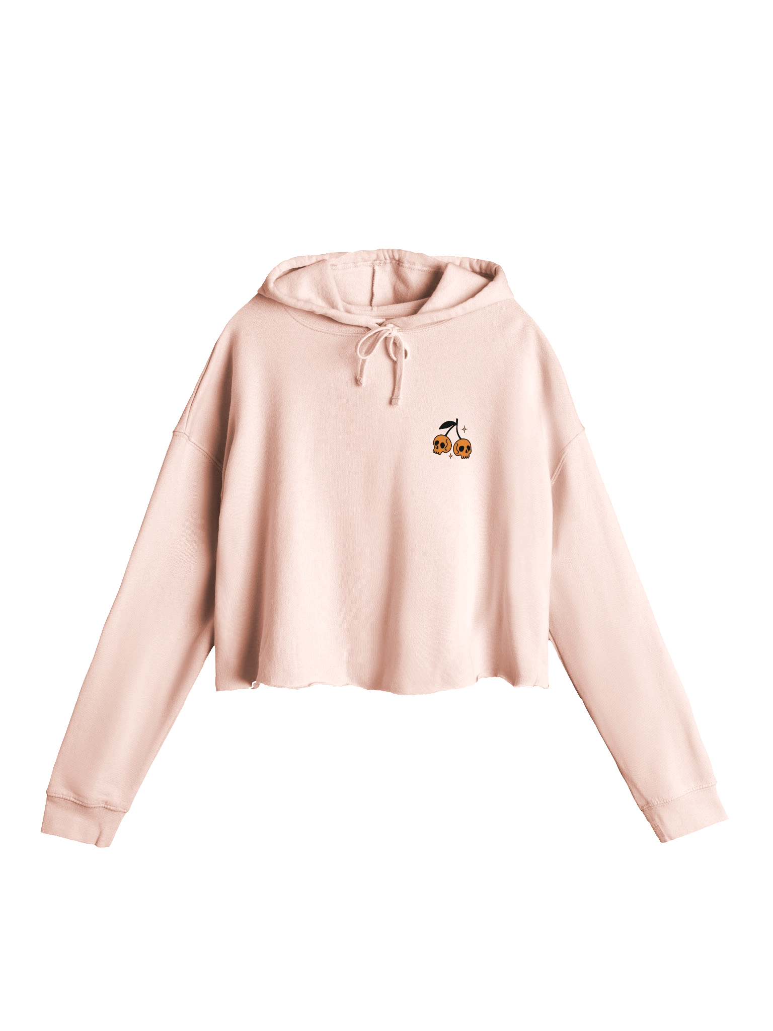 honk haus haunted haus printed cropped hoodie [pastel] product image (3)
