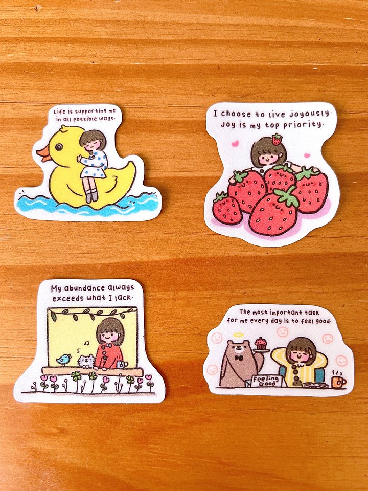 Positivity Glitter Stickers Bundle #4 product image (1)
