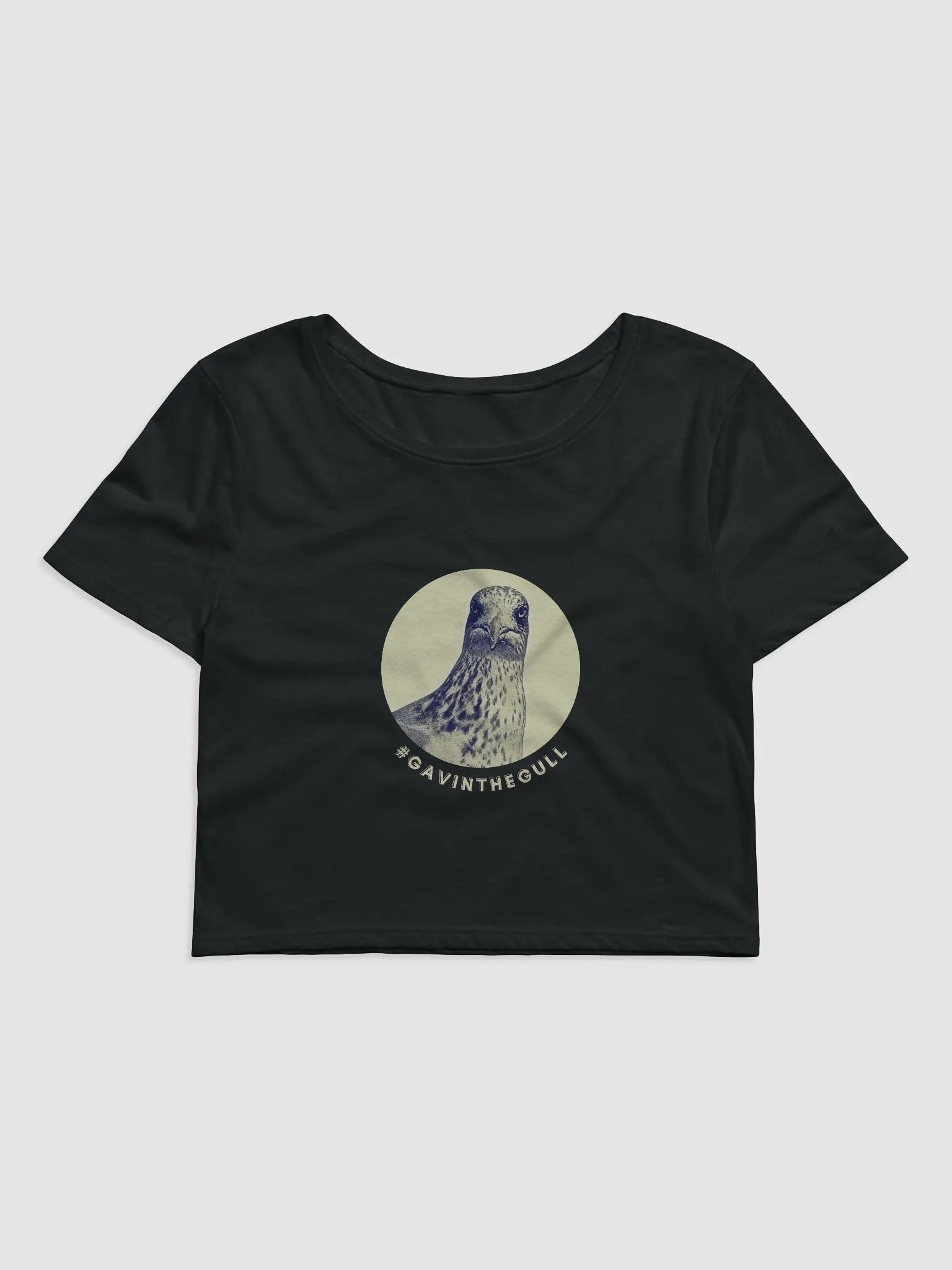 Gavin the Gull Crop Baby Tee product image (1)