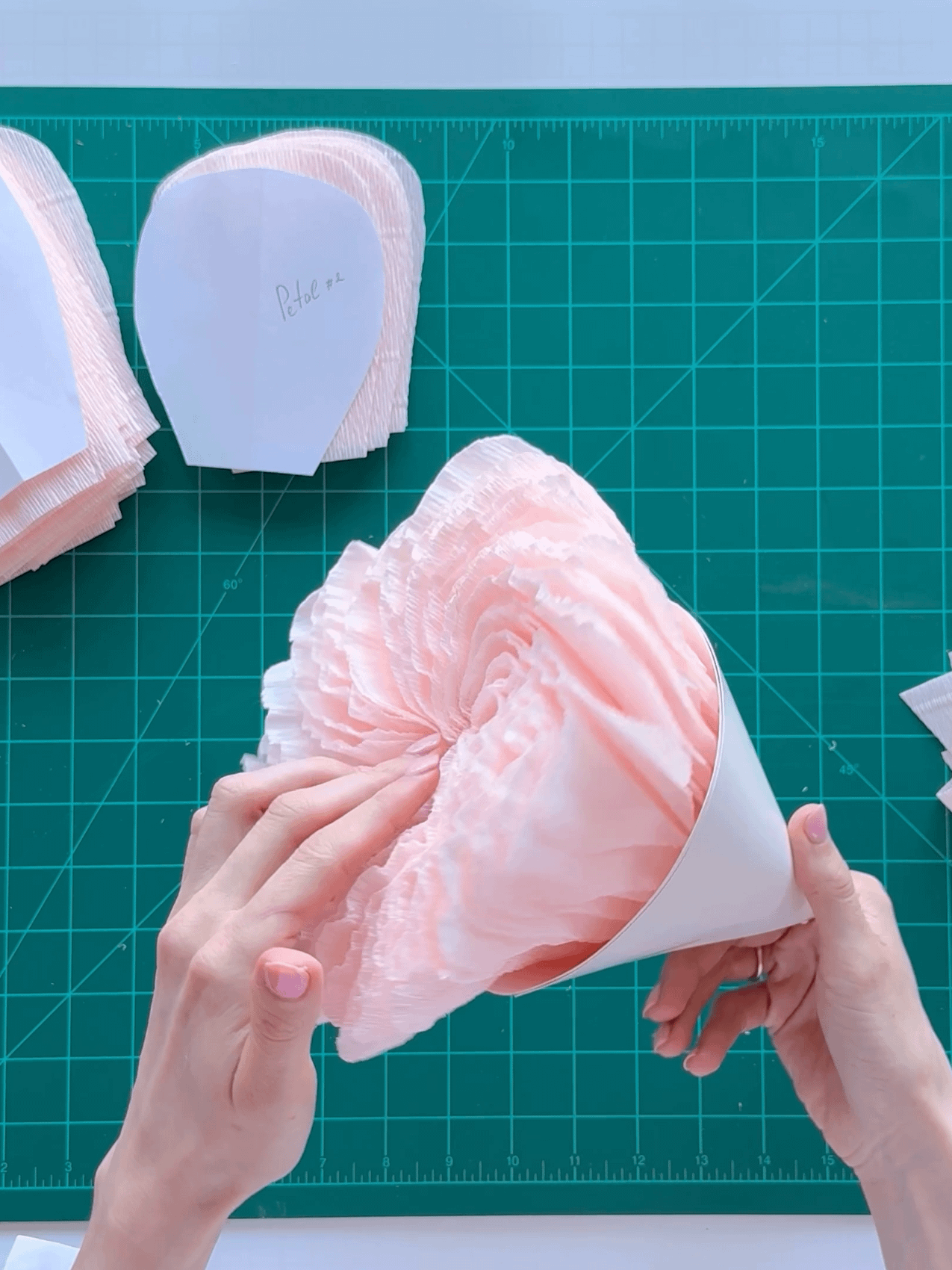 DIY Giant Paper English Rose: Templates from Video Tutorial + Materials Checklist product image (8)