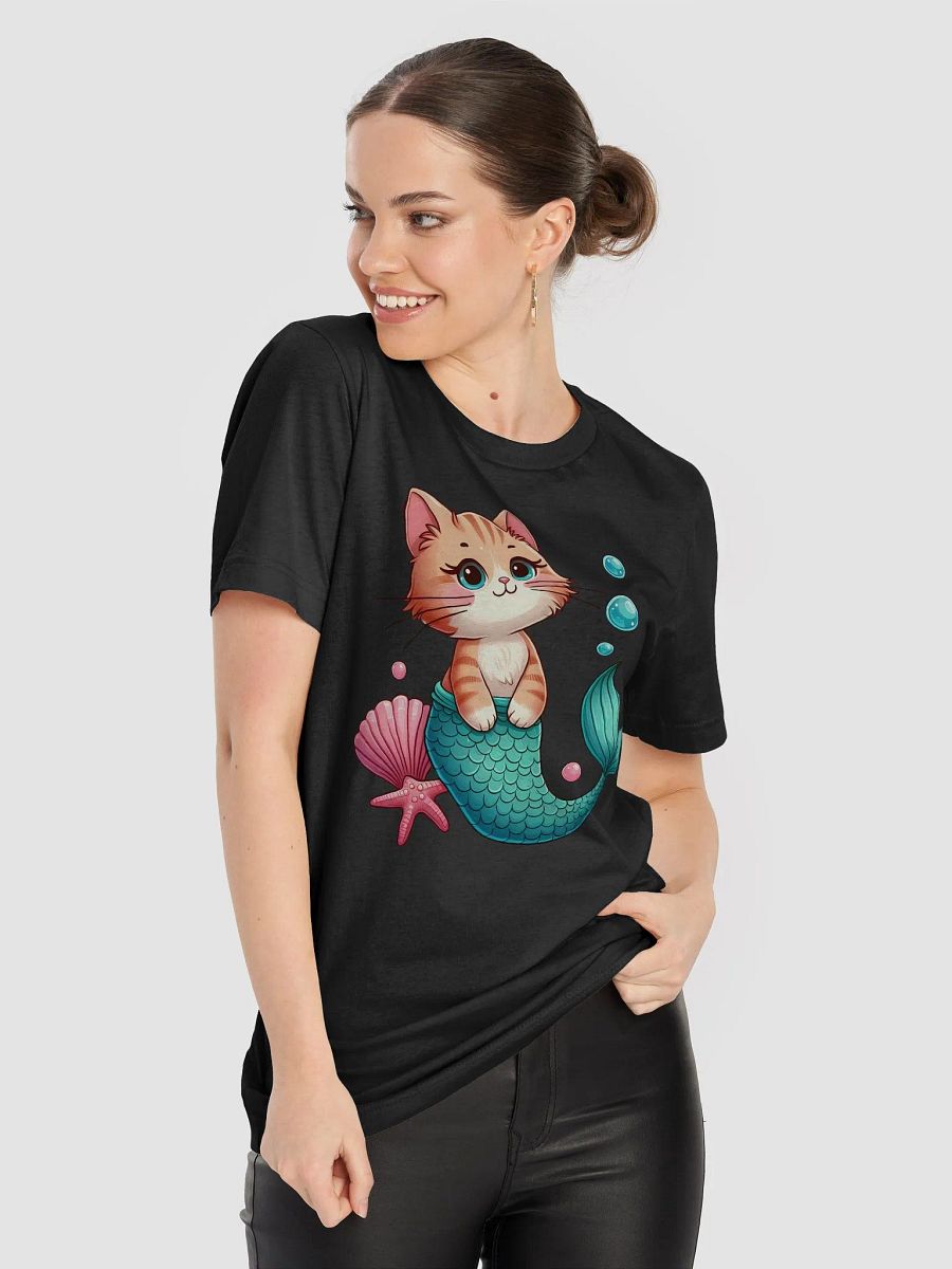 Cat Mermaid Supersoft Unisex T-Shirt product image (8)