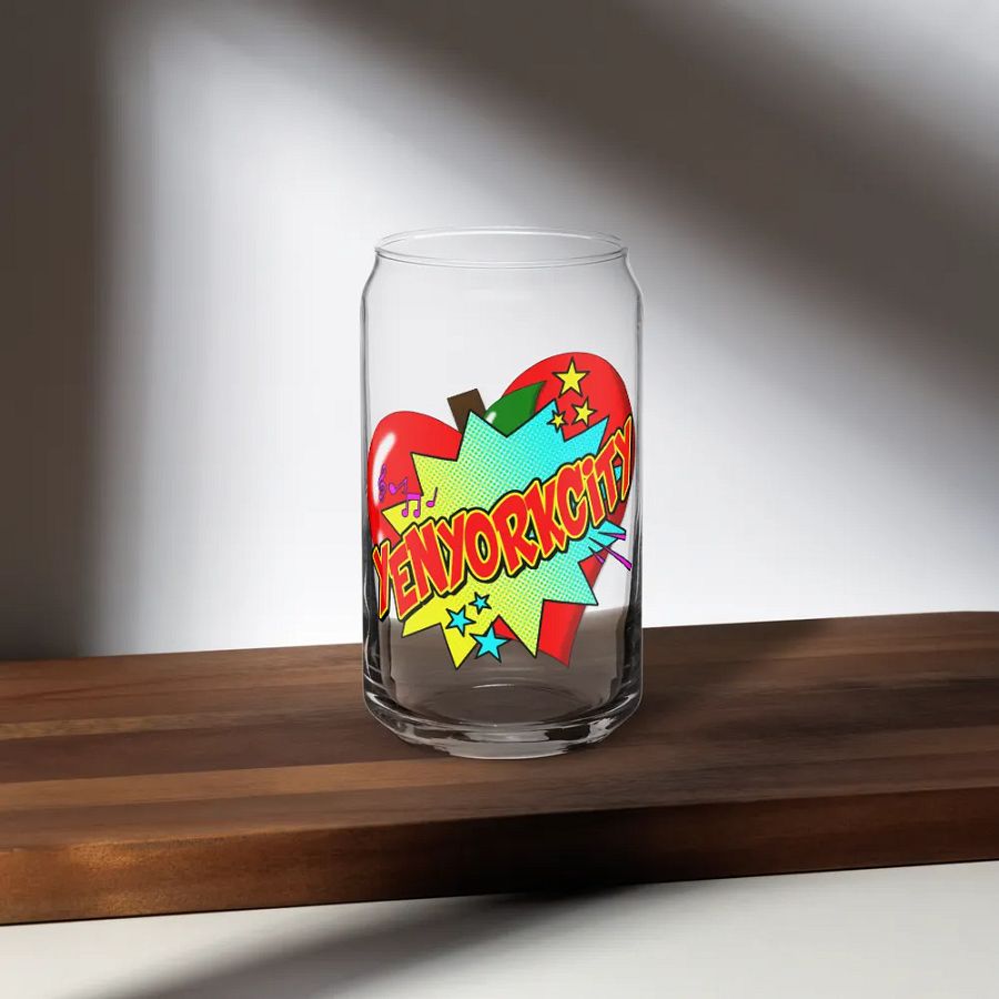 YenYorkCity Comic Logo Can Glass product image (5)