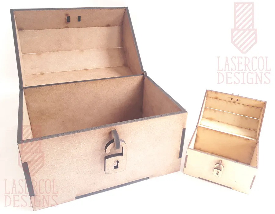 Box Chest (Two Sizes) - Laser Cut Files product image (5)