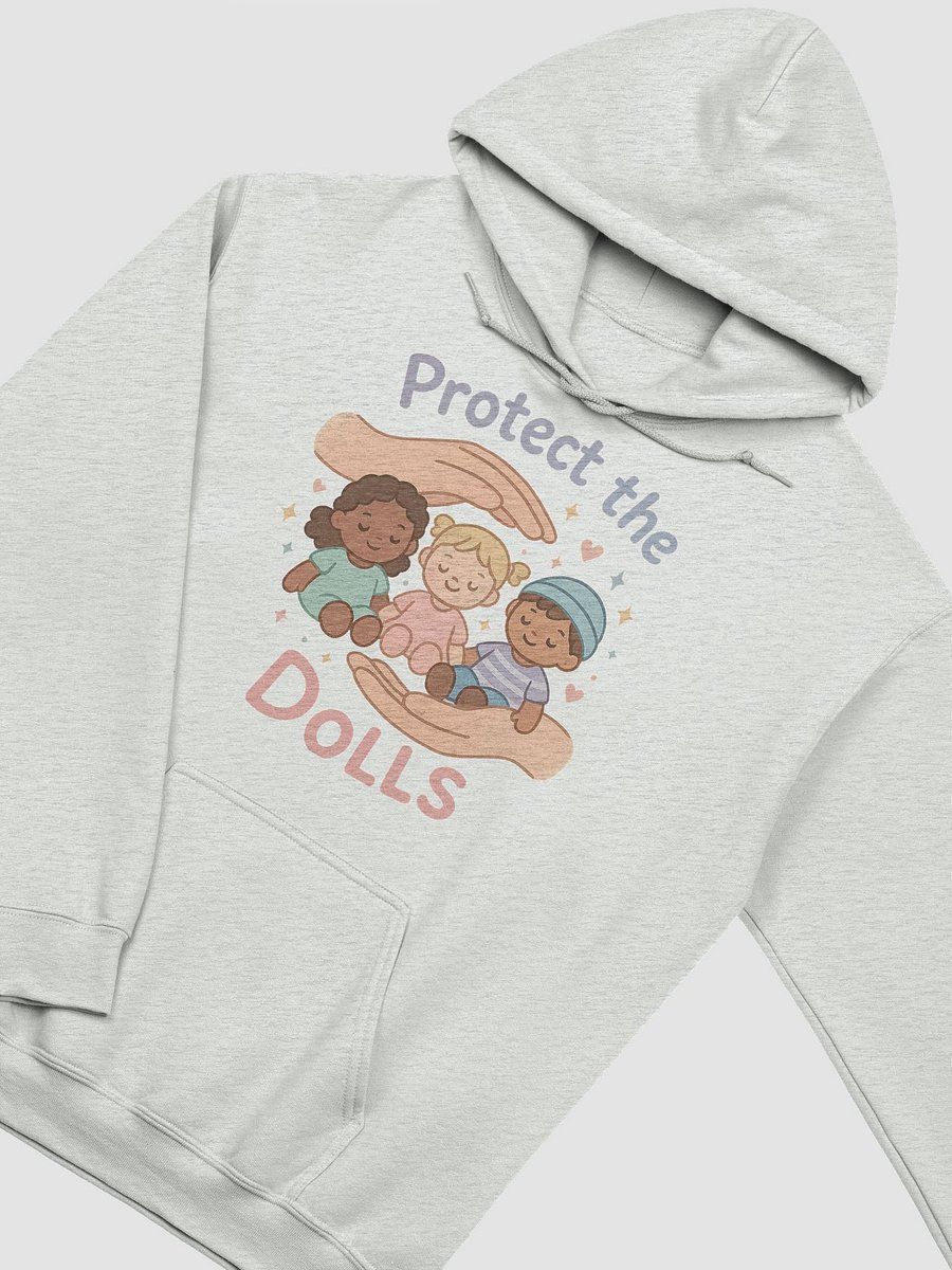 Protect the Dolls Hoodie – Soft Hand-Drawn Design for Peaceful Living product image (1)