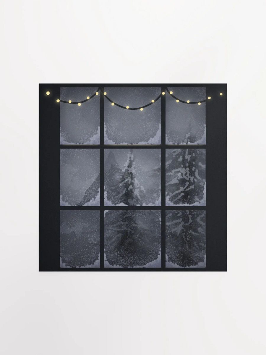 Frosty Window Poster product image (1)