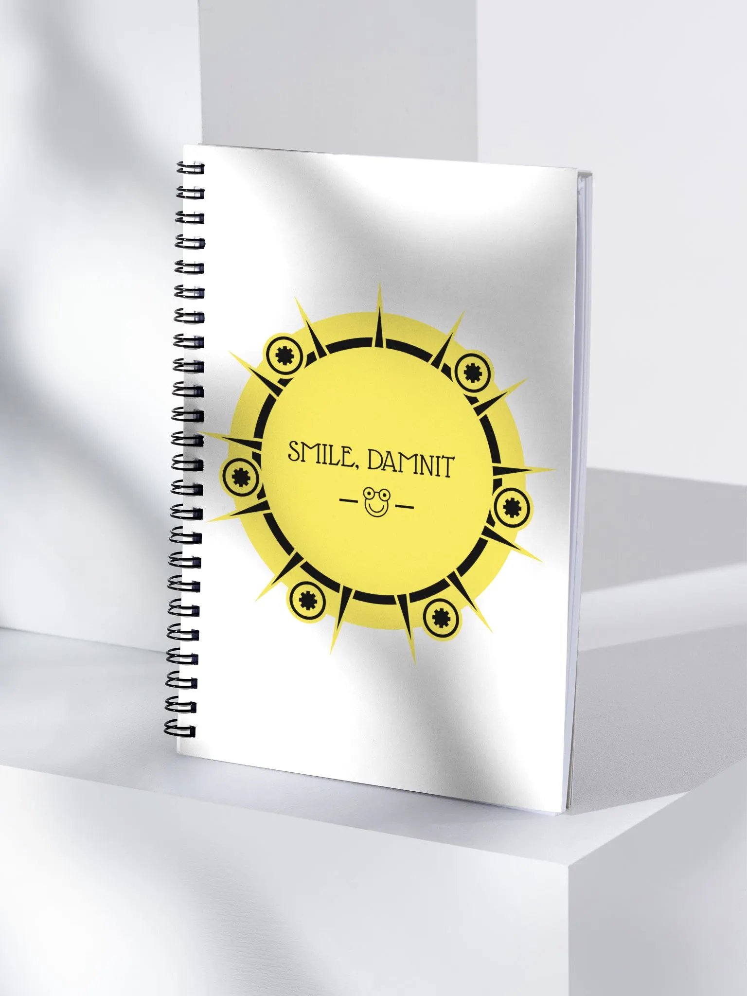 SMILE DAMNIT, Spiral Notebook product image (4)