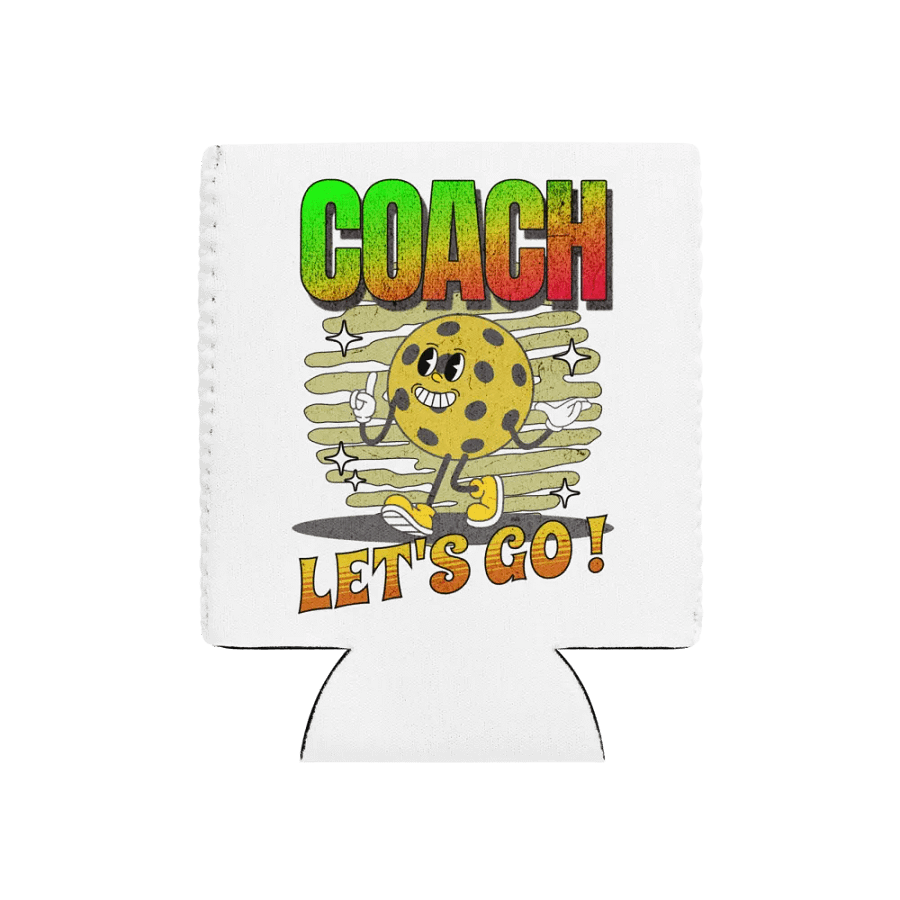 Coach Let's Go! Pickleball Coozie Can Cooler product image (1)
