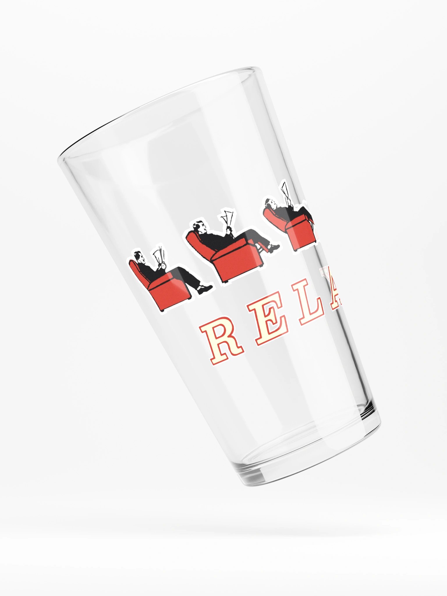 'Relax' Pint Glass product image (4)