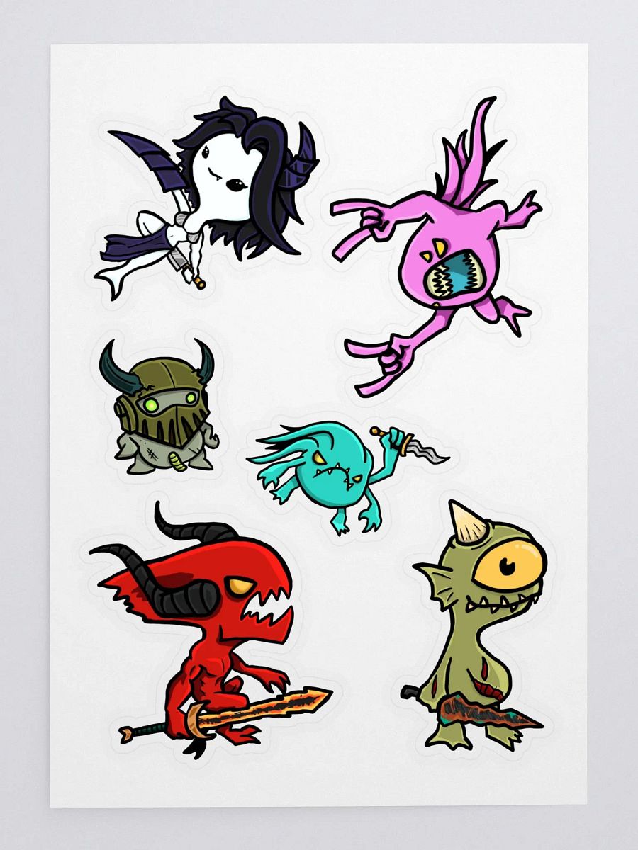 Scary Warped Fellas Sticker Sheet product image (3)