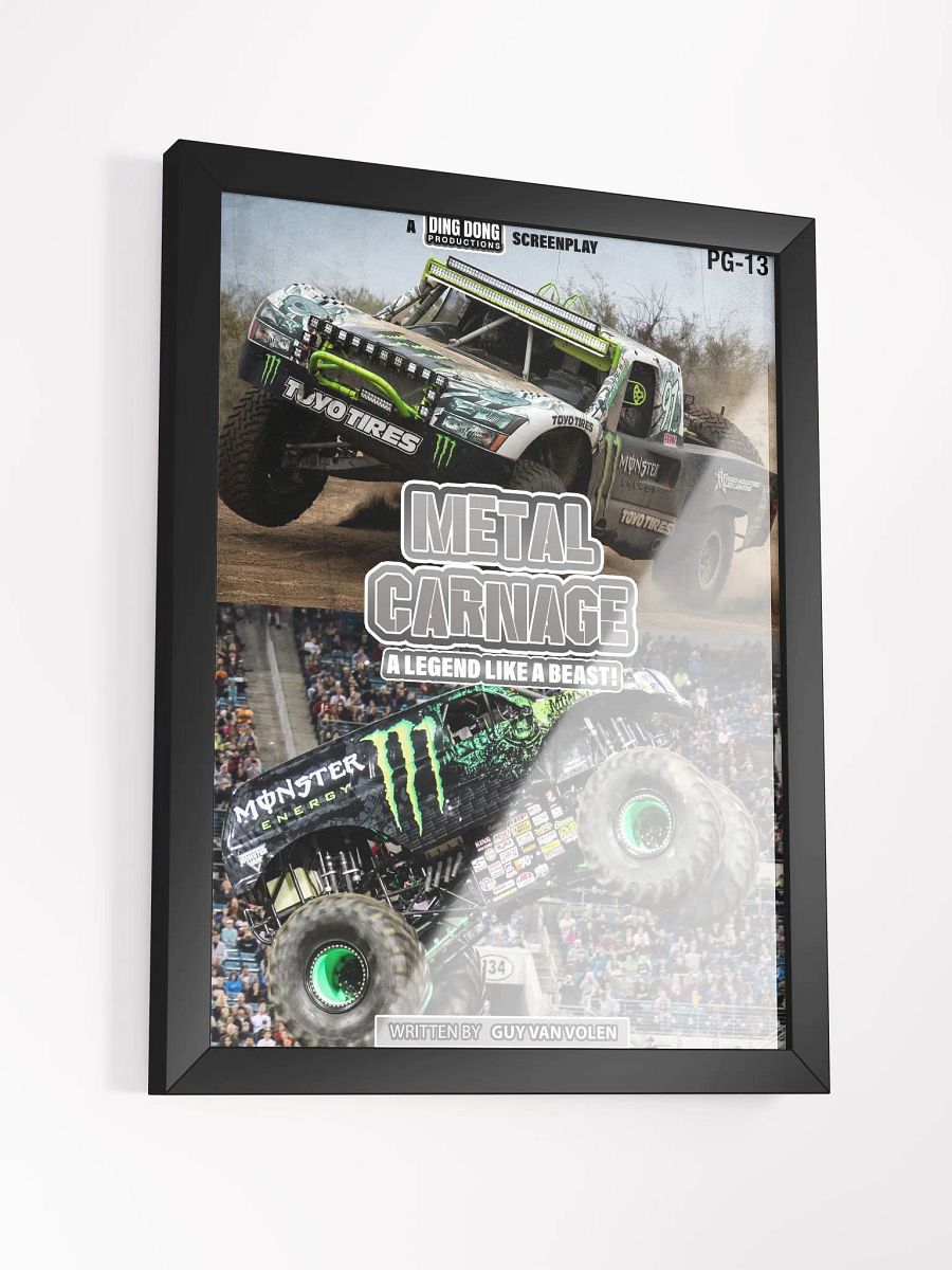 Metal Carnage Screenplay Poster In Frame product image (6)