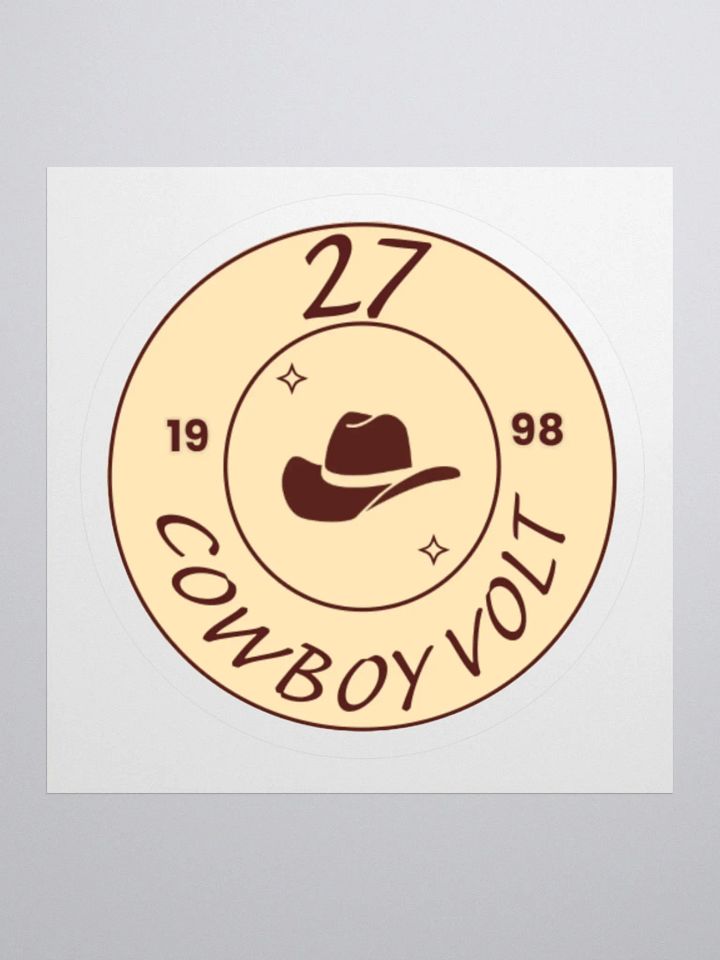 '27' Celebration Emblem Kiss Cut Stickers product image (2)