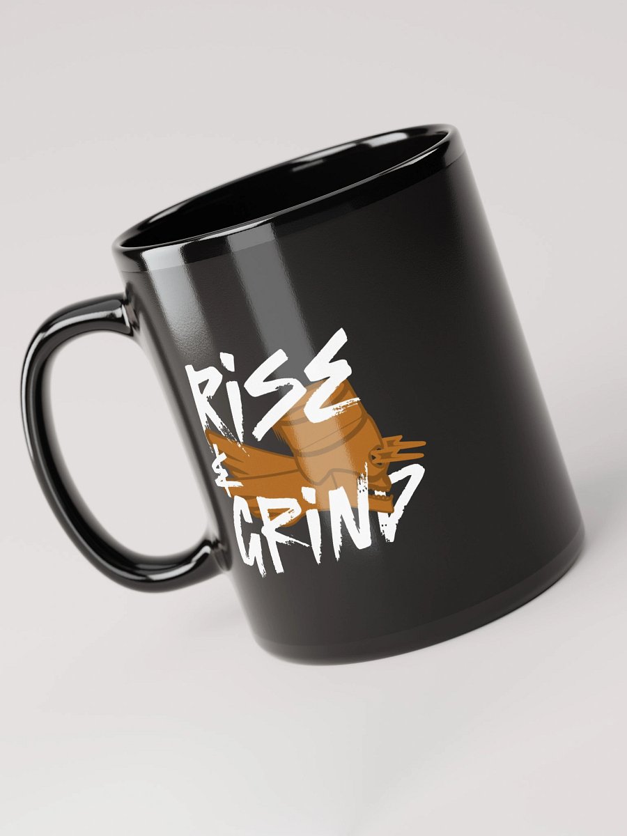 Rise & Grind Black Mug product image (5)