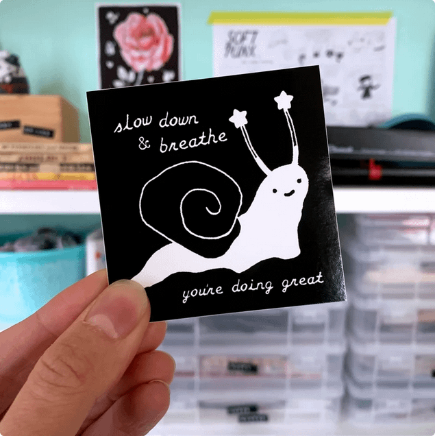 Snail sticker product image (2)