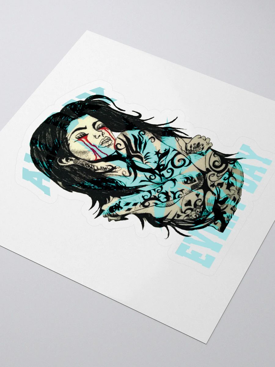 Tattoo Women - Cannabis - AQUA | Kiss Cut Stickers product image (3)