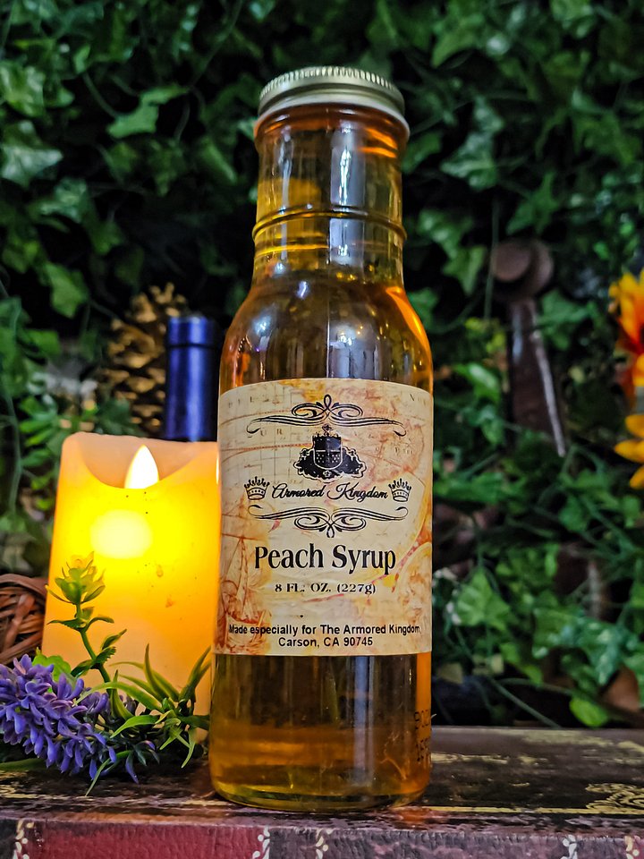 The Armored Kingdom Gourmet Peach Syrup (8oz) product image (1)