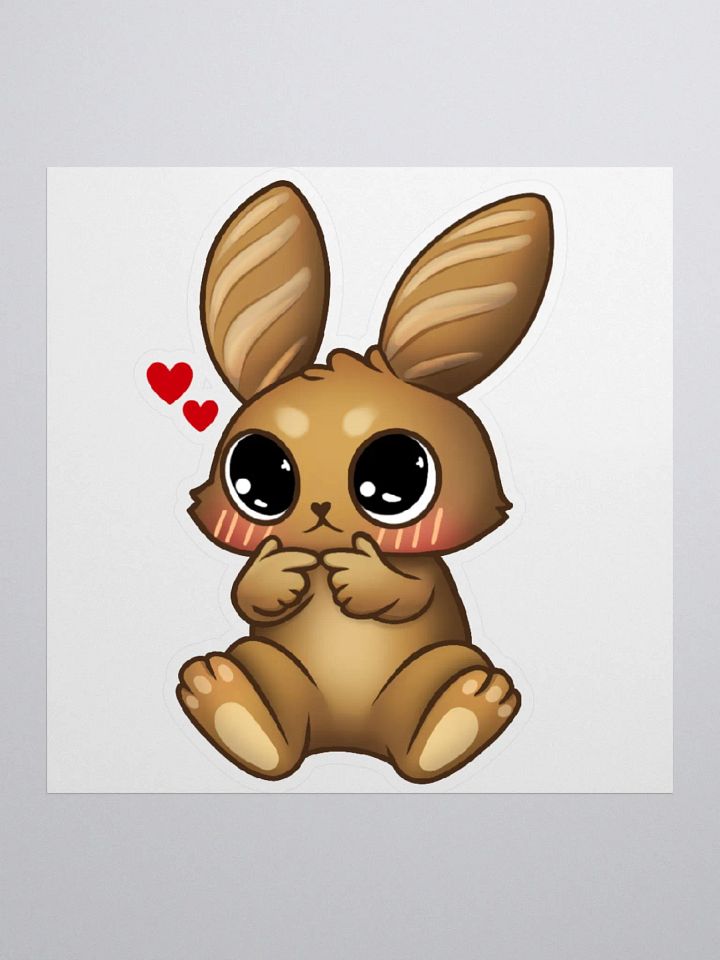 Shy Brebunny Sticker product image (1)