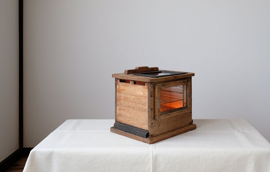 Antique wooden star film copier，French rural ambience lamp， product image (4)