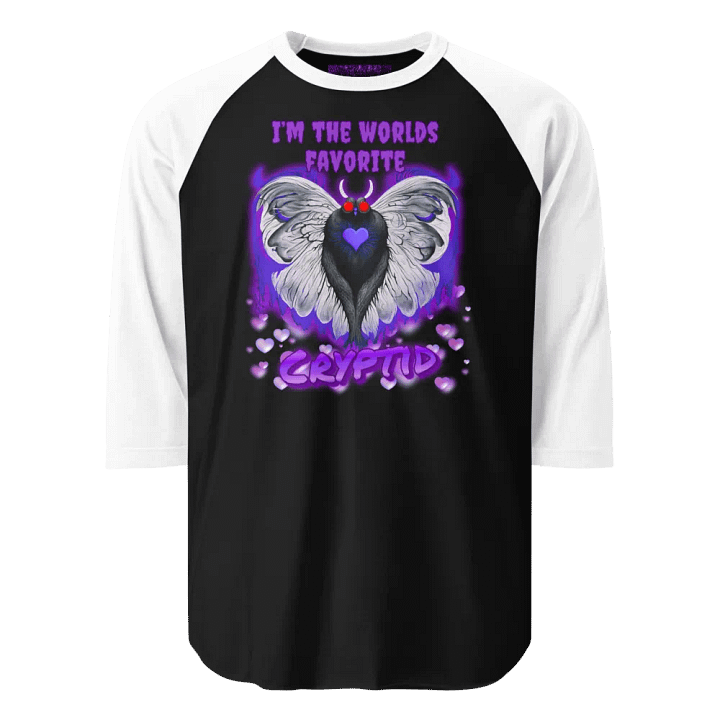 World’s Favorite Cryptid Raglan Tee product image (1)