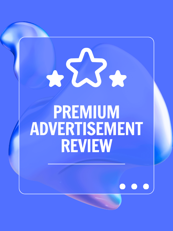 Premium Advertisement Review product image (1)