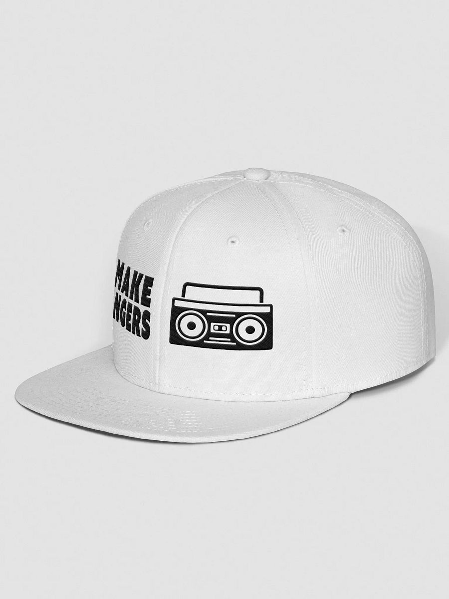 I Make Bangers - Black Text Snapback Flatbrim product image (3)