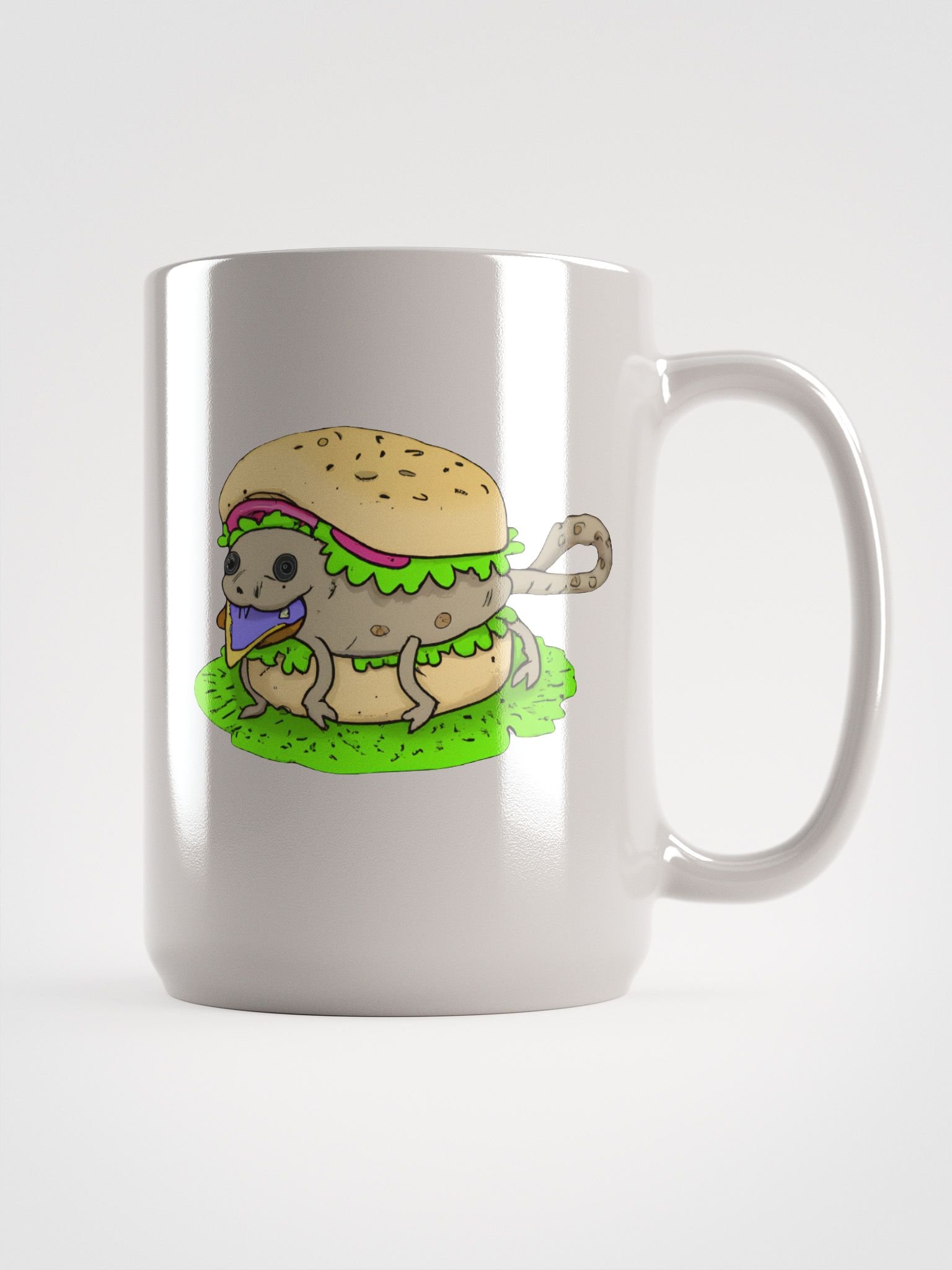 Water Bear Burger Cup — Science Art Coffee Mug product image (2)