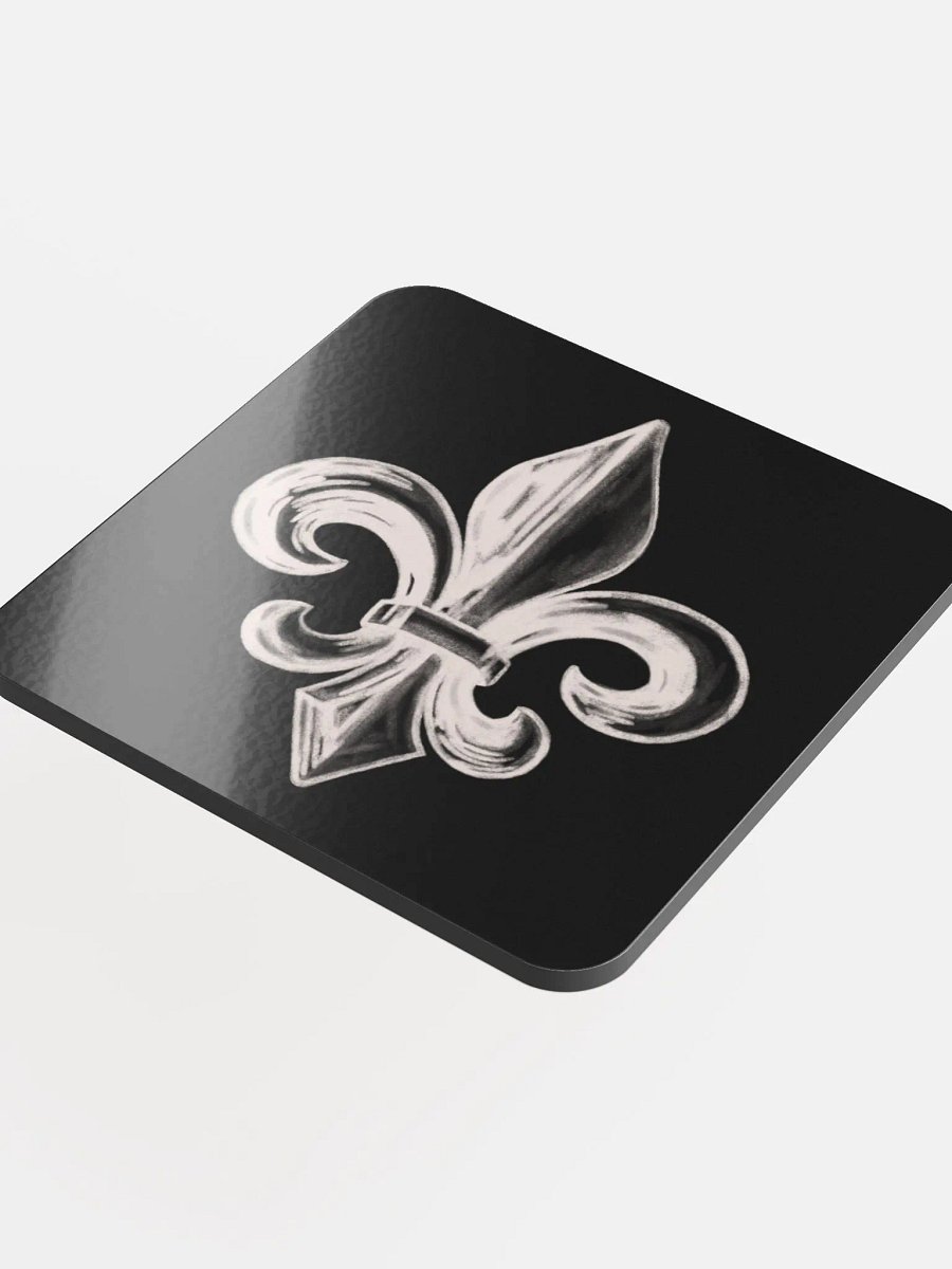 Fleur De Lis Invert Colors Coaster product image (4)