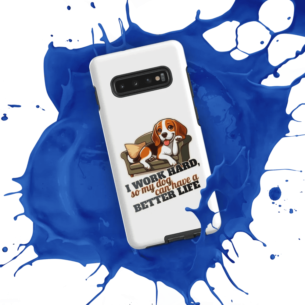 Work Hard - Beagle Sofa Tough Case for Samsung® product image (52)