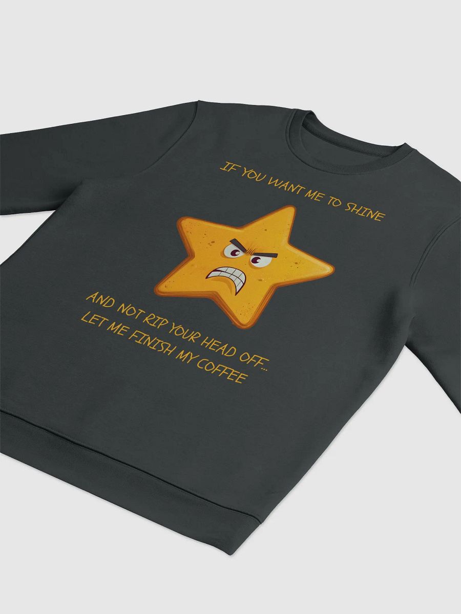 Angry Star Coffee Lover classic Sweatshirt product image (3)