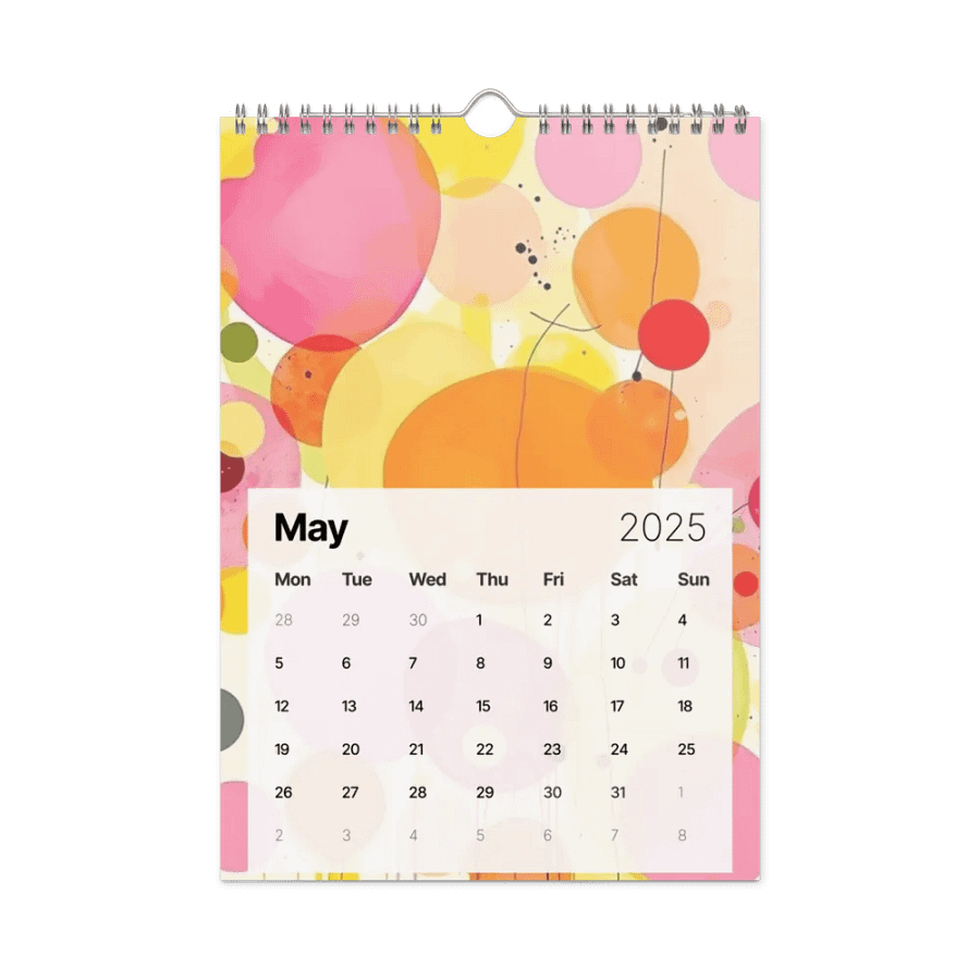 ART ABSTRACT WALL CALENDAR 2025 product image (10)