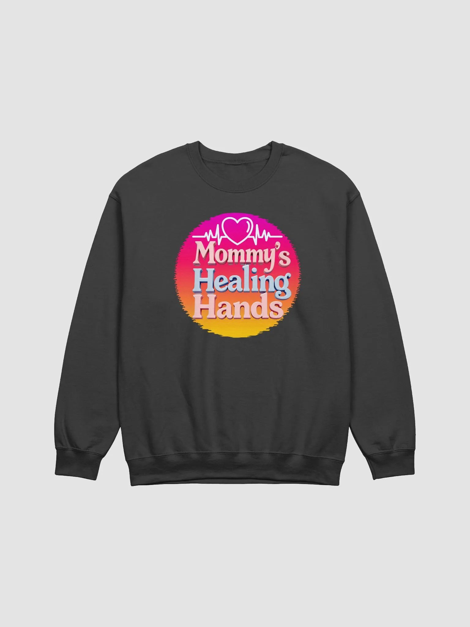 Mommy’s Healing Hands Gradient Crewneck Sweatshirt product image (6)
