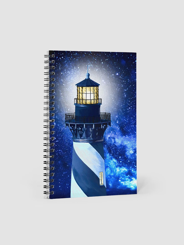 Cape Hatteras Lighthouse At Night - North Carolina Spiral Notebook product image (1)
