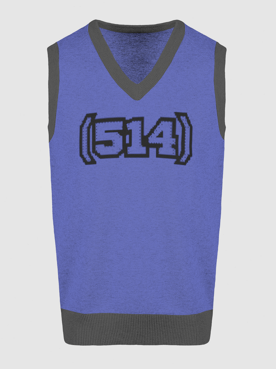 Pixel Visions V-Neck Vest MONTREAL Areacode 514 product image (14)