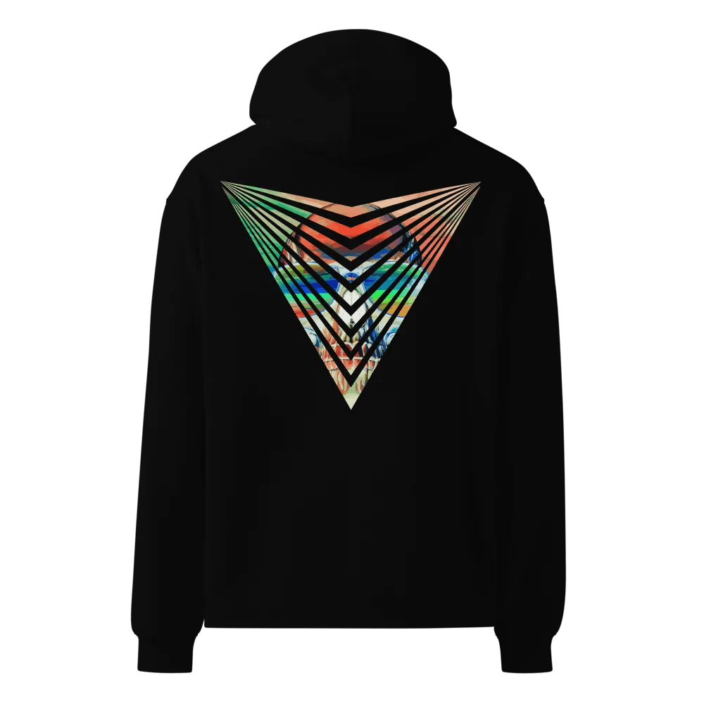 VACIO NEGATIVE Skull Vortex Logo Premium Relaxed Fit Hoodie product image (5)