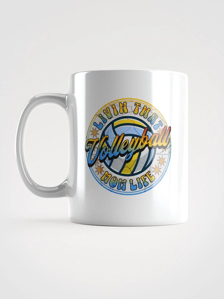 Livin That Mom Life Volleyball Mug product image (1)