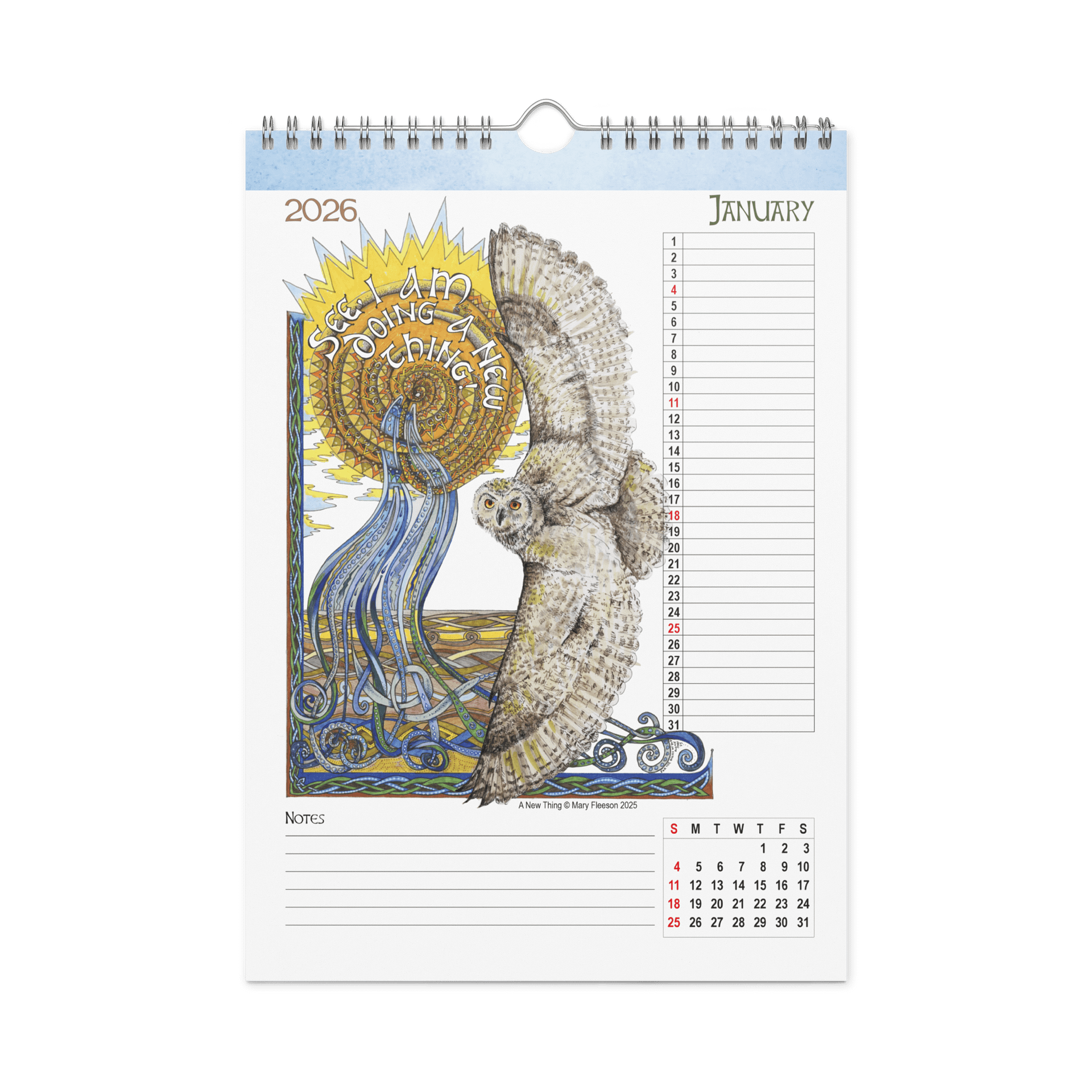 The Lindisfarne Scriptorium Calendar for 2026 product image (6)