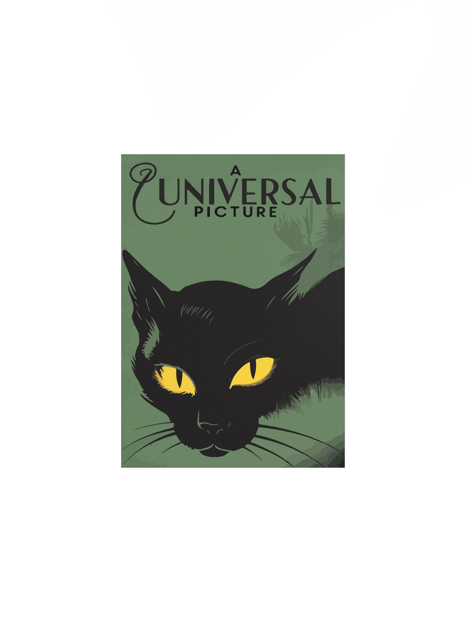 Eyes of the Night - Matte Cat Poster product image (2)