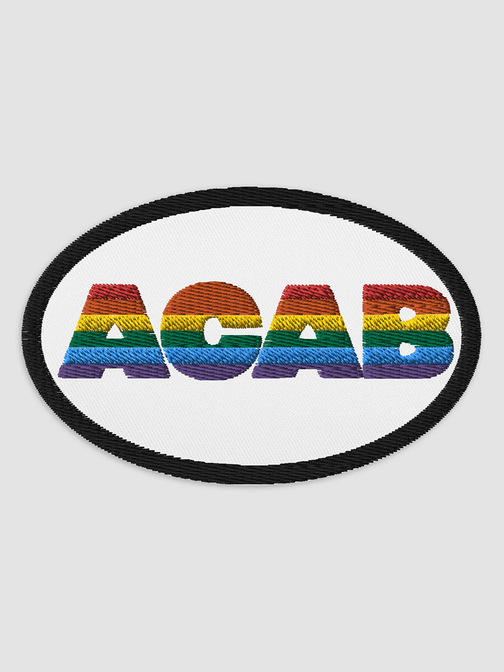 ACAB 4 inch oval patch product image (2)