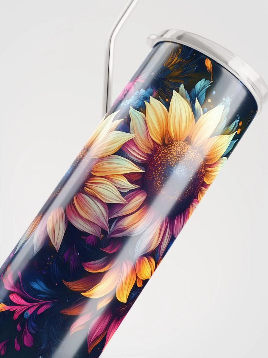 Sunflower Swirl Stainless Steel Tumbler product image (5)