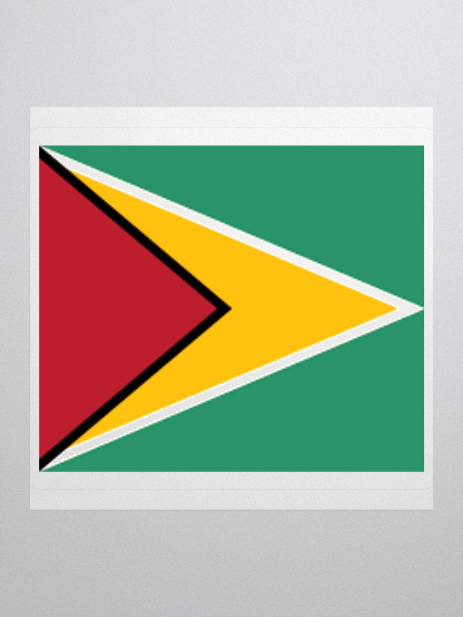 Guyana Flag Sticker | Arrowhead Design | Durable Vinyl | 3 Sizes product image (3)