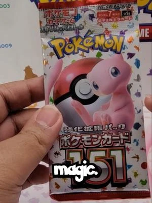 One Pack Magic? #pokemon #pokemoncards #pokemoncardsopening #packopening #pokemonpackopening #scarletandviolet #scarletandviolet151 #pokemon151 #pokemonscarlet #pokemonviolet #pokemontiktoks #pokemonstream #pokemonstreamer #pokemonfan #pokemonyoutuber #151 #gen1 #gen1pokemon #japanese151 #japanesepokemoncards #masterball #krabby