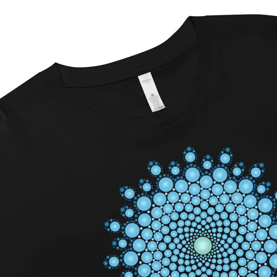 Blue Dot Mandala Women's Crop Top product image (4)